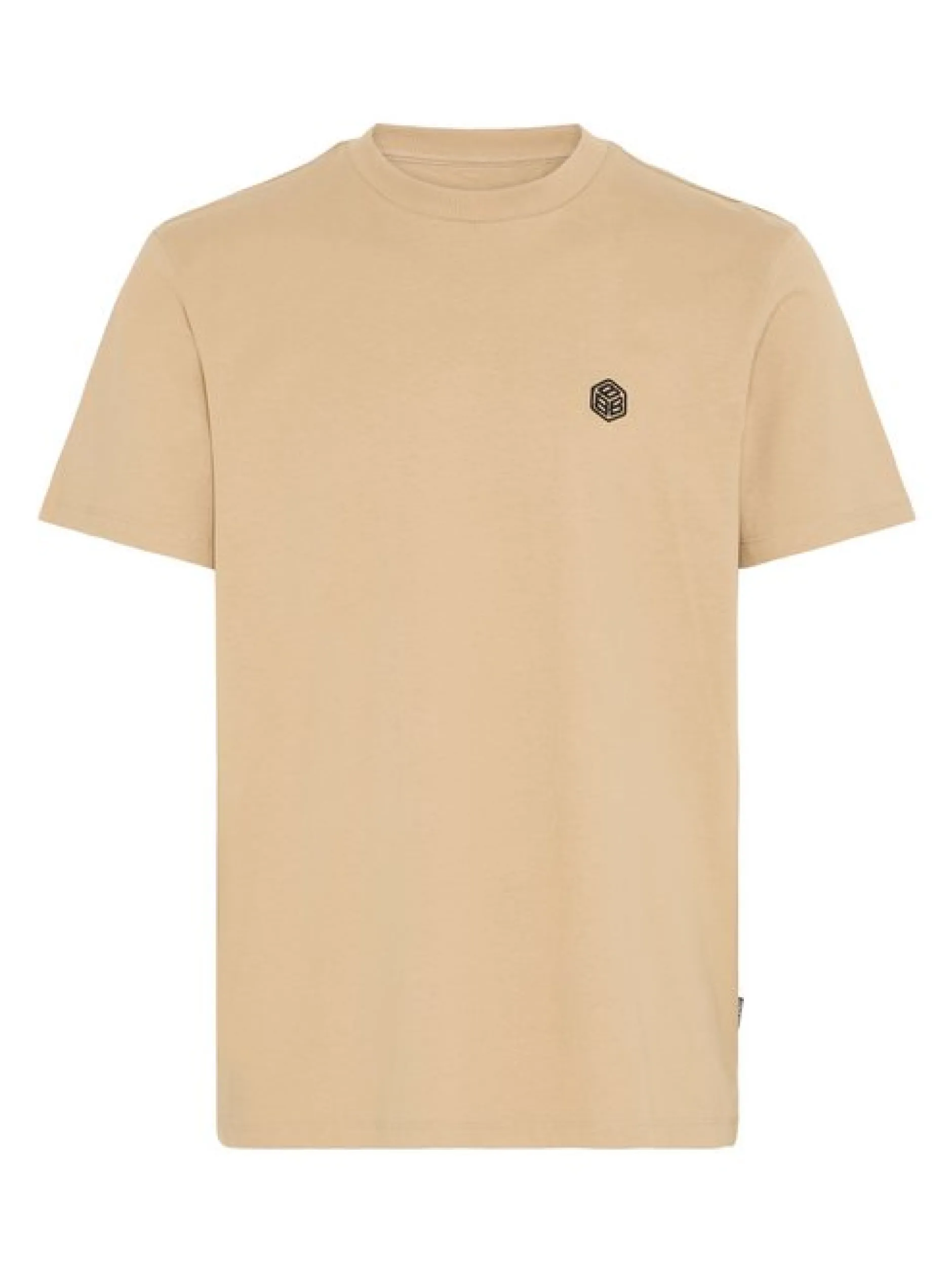 BLEND Herren Rundhalsshirt - BHJuma in beige