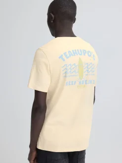 BLEND Herren Rundhalsshirt - BHSun Island in sand