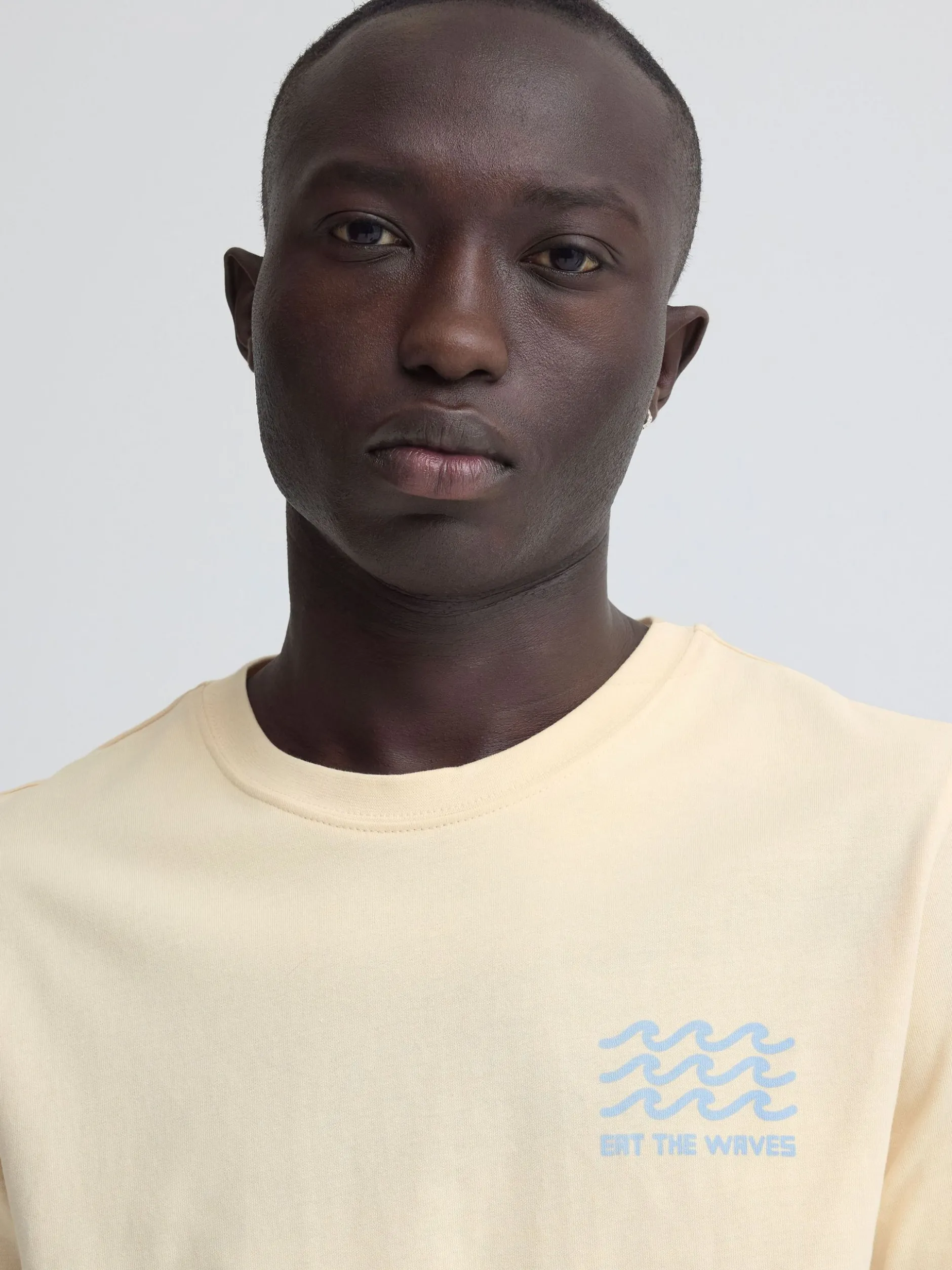 BLEND Herren Rundhalsshirt - BHSun Island in sand