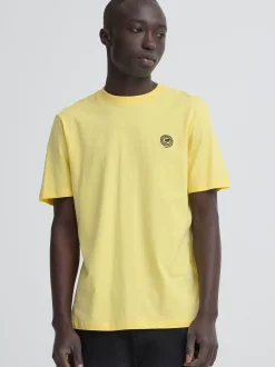 BLEND Herren Rundhalsshirt - BHKamil in gelb