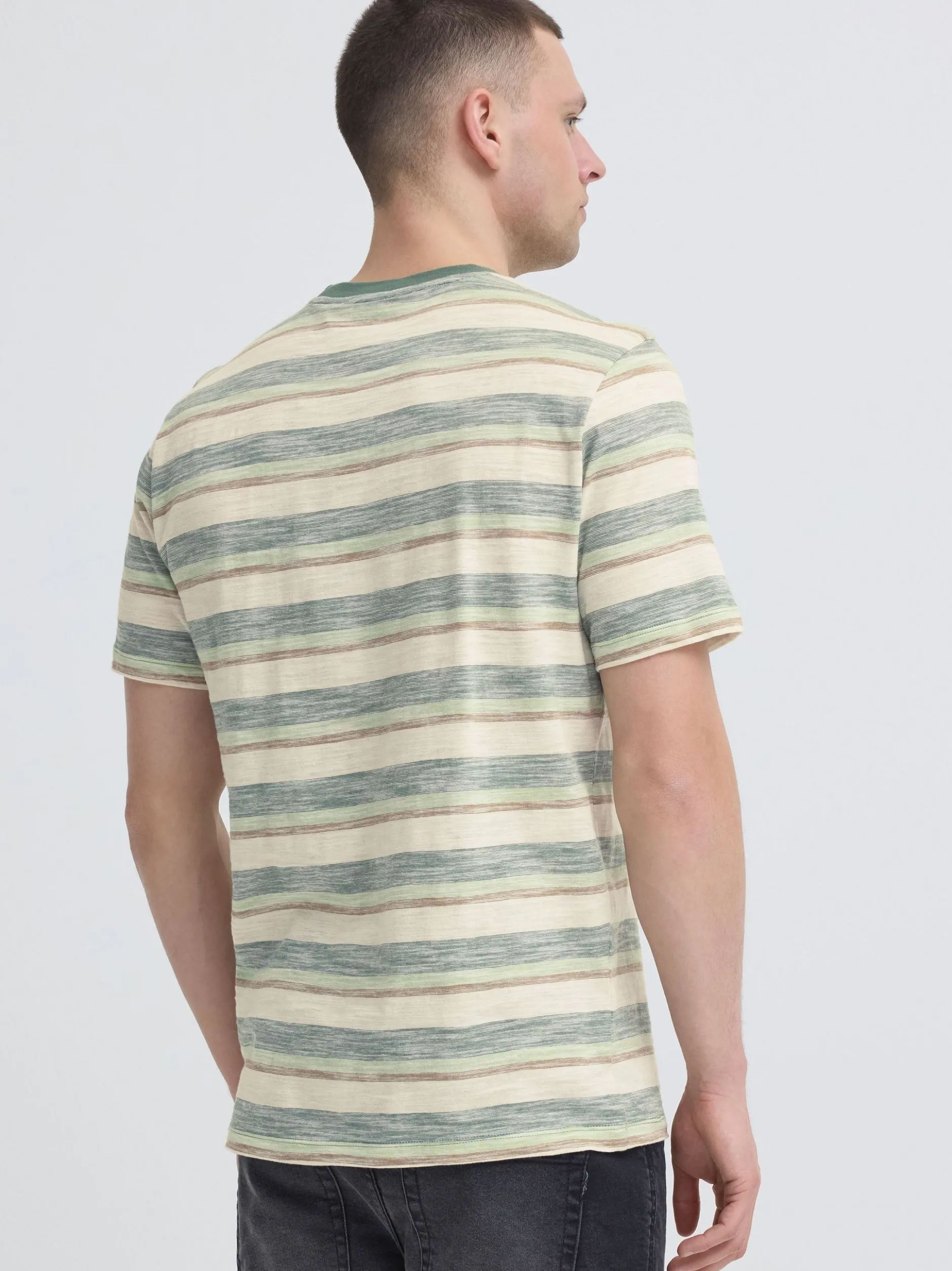 BLEND Herren Rundhalsshirt - BHKobe in grün