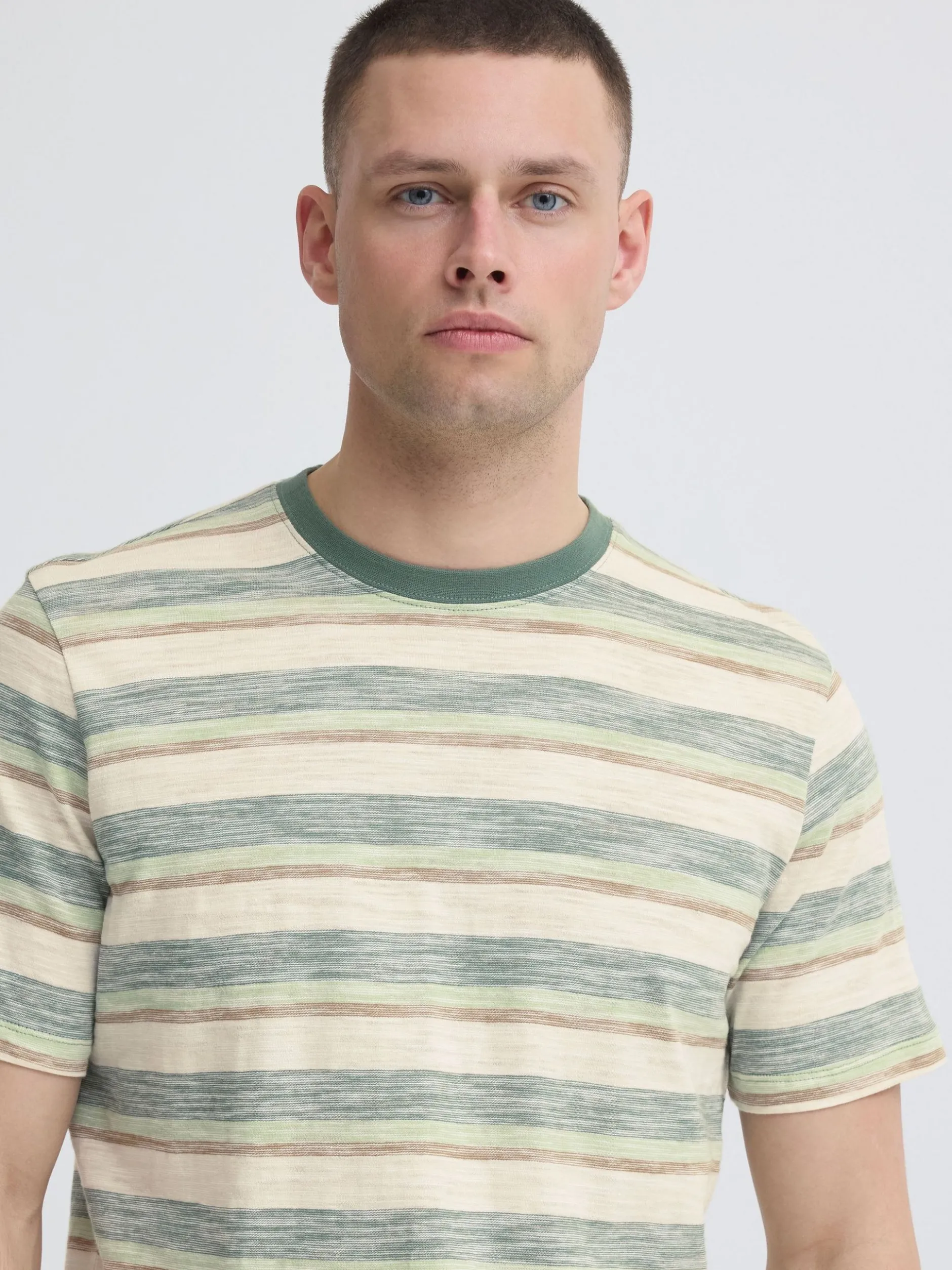BLEND Herren Rundhalsshirt - BHKobe in grün