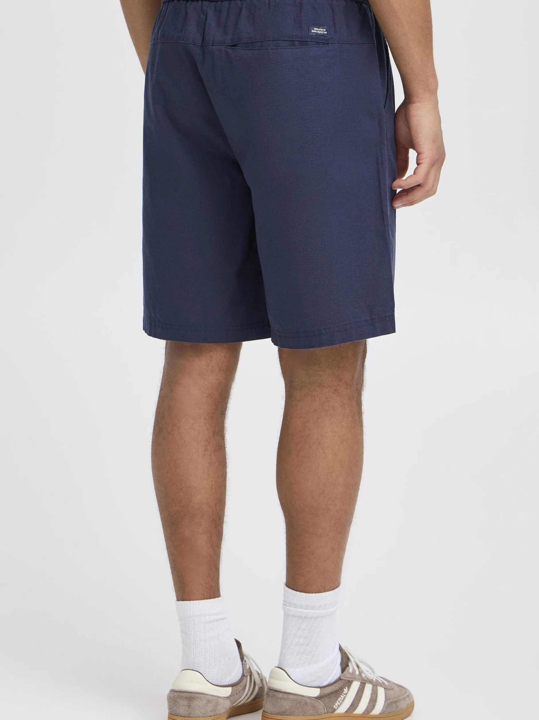 BLEND Herren Shorts - BHBay Linen in blau