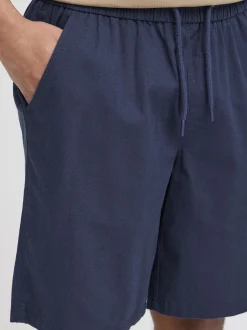 BLEND Herren Shorts - BHBay Linen in blau