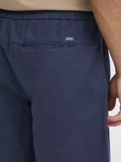BLEND Herren Shorts - BHBay Linen in blau