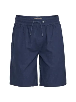 BLEND Herren Shorts - BHBay Linen in blau