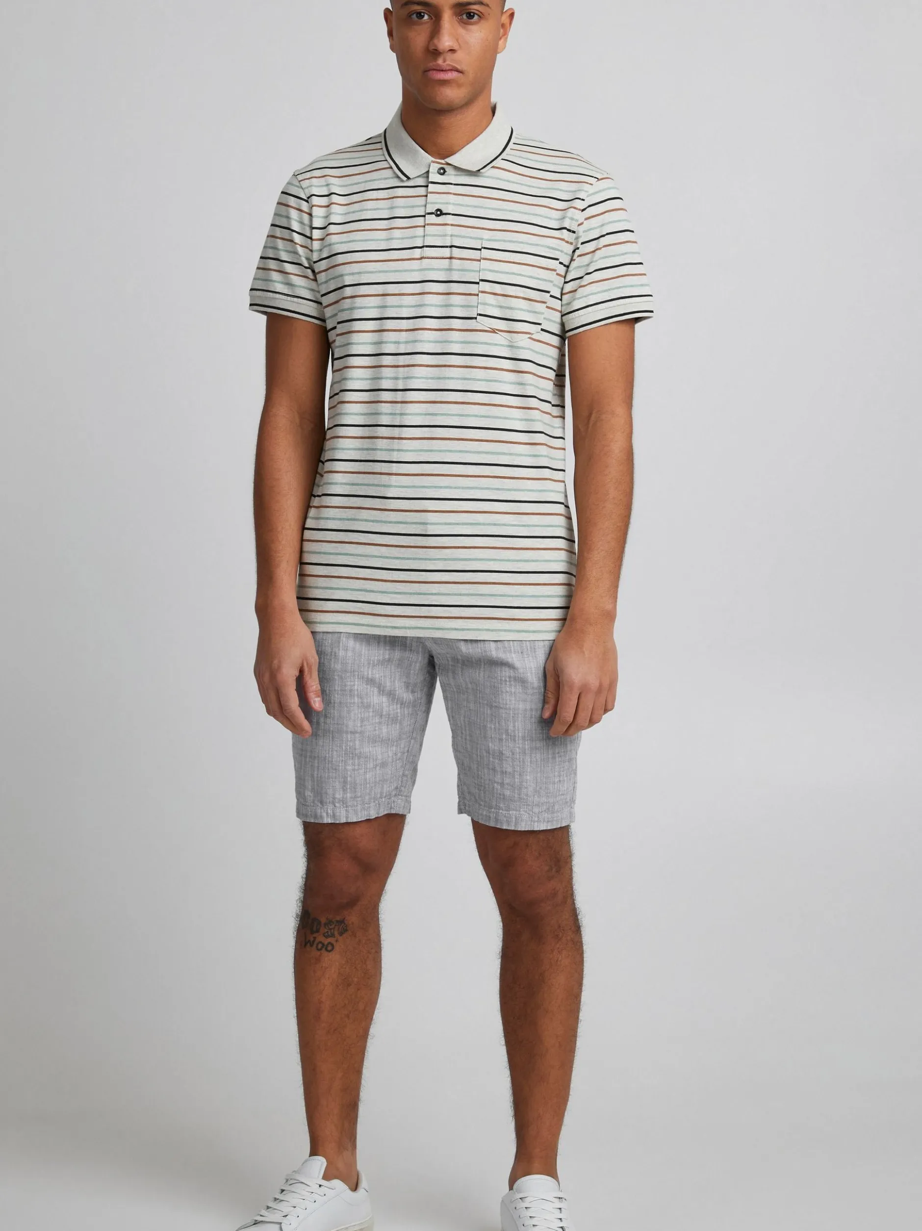 BLEND Herren Shorts - BHBones in grau