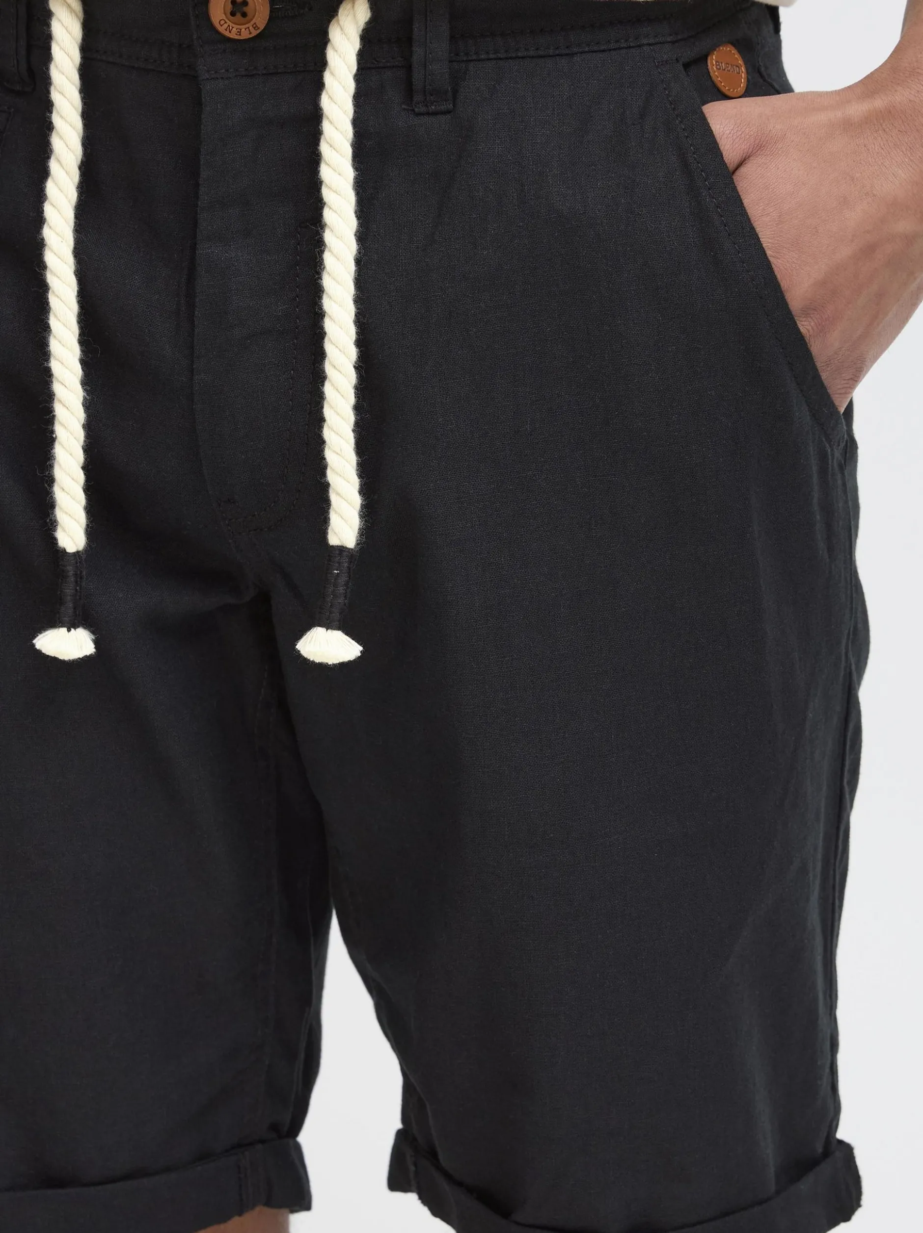 BLEND Herren Shorts - BHLias in schwarz