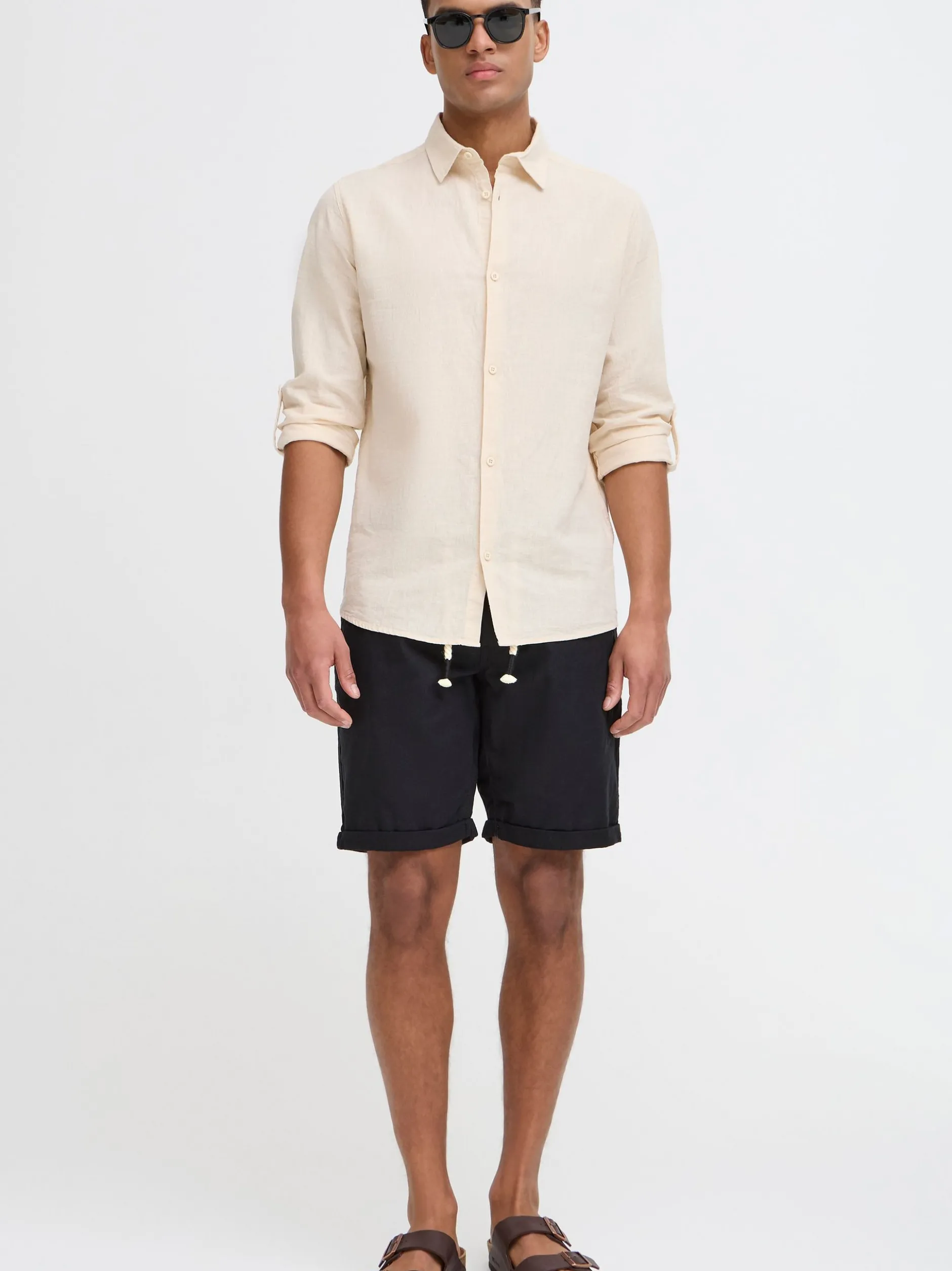 BLEND Herren Shorts - BHLias in schwarz