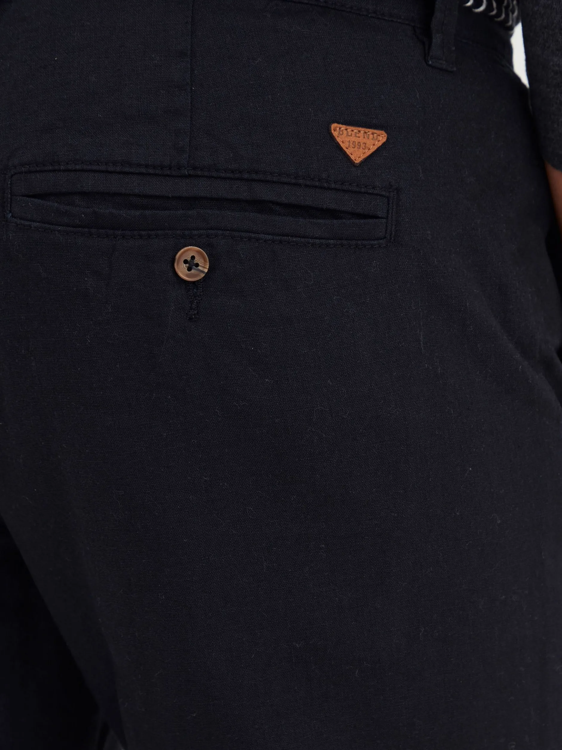BLEND Herren Stoffhose - BHMennok in schwarz