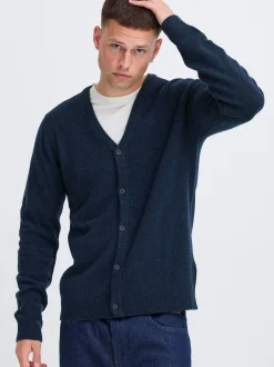 BLEND Herren Strickjacke - BHBranko in indigo