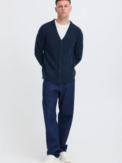 BLEND Herren Strickjacke - BHBranko in indigo