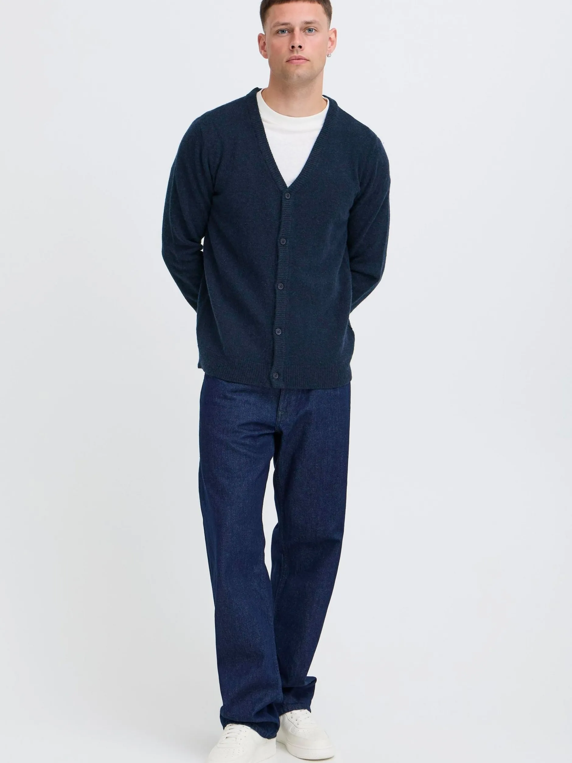 BLEND Herren Strickjacke - BHBranko in indigo