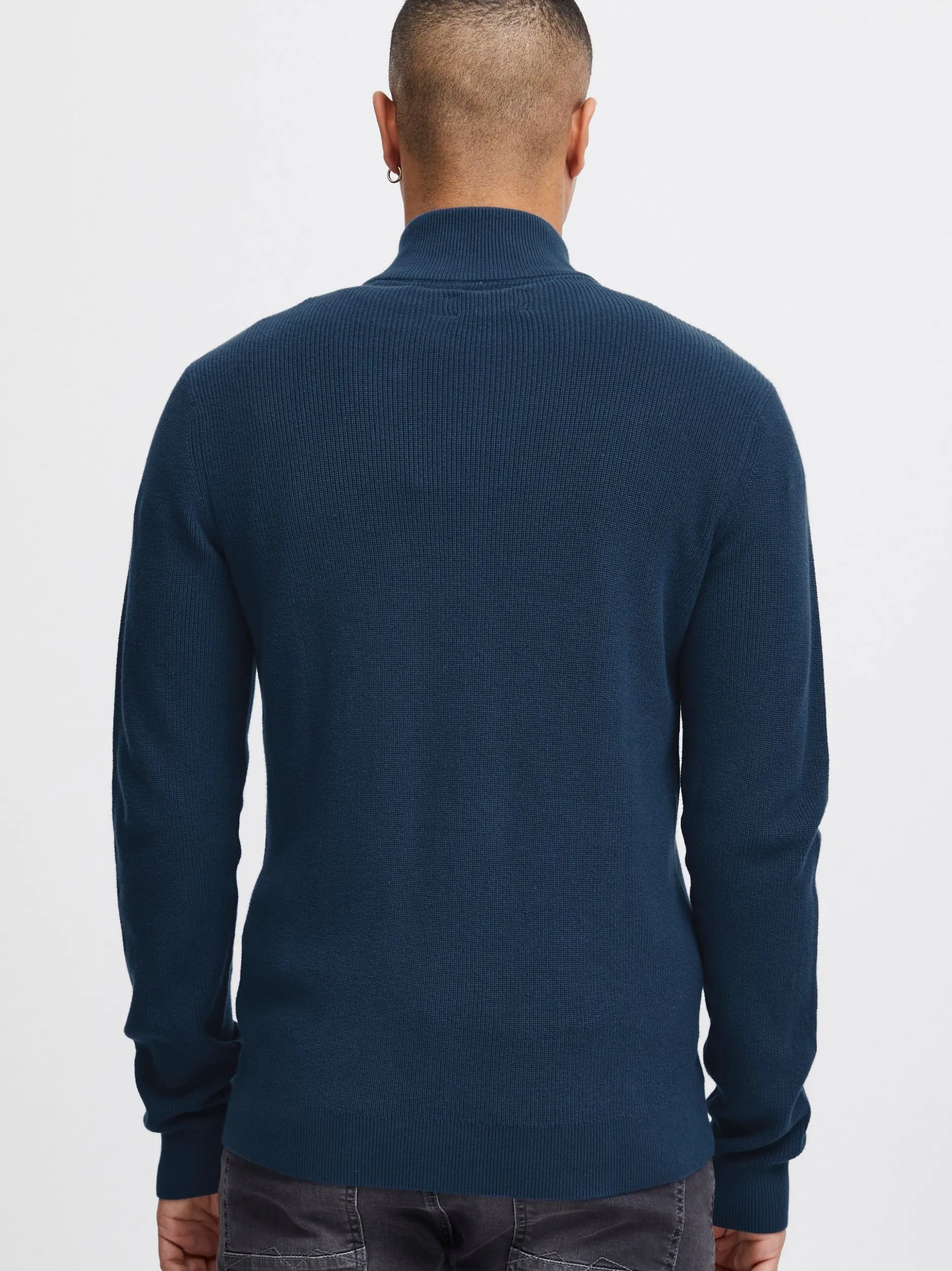 BLEND Herren Strickjacke - BHCodford in blau