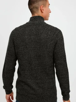 BLEND Herren Strickjacke - BHCarmelo in schwarz