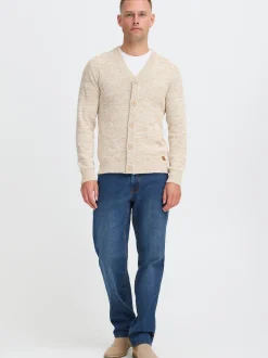 BLEND Herren Strickjacke - BHDamon in beige
