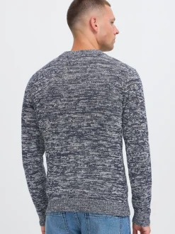 BLEND Herren Strickjacke - BHDamon in blau