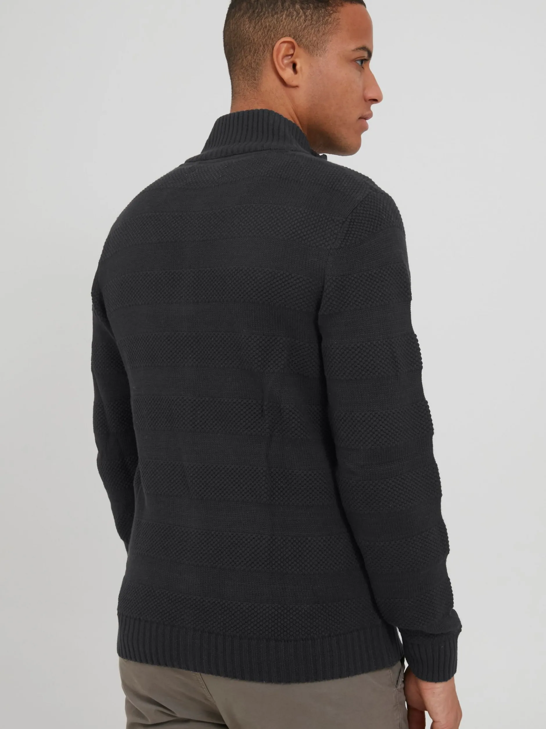 BLEND Herren Strickjacke - BHGalmaro in grau