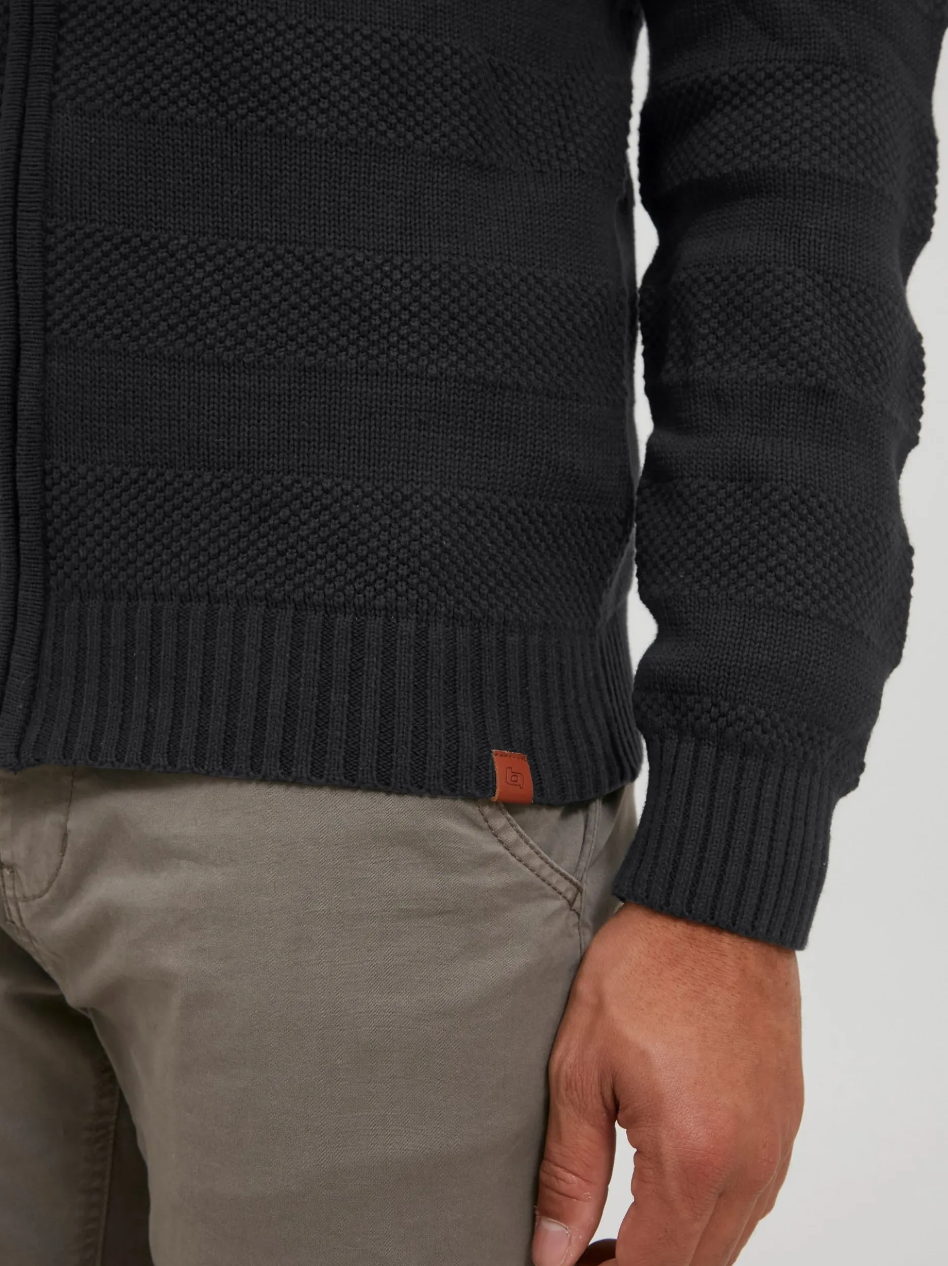 BLEND Herren Strickjacke - BHGalmaro in grau