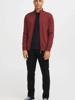 BLEND Herren Strickjacke - BHNorman in rot