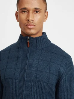 BLEND Herren Strickjacke - BHOteros in blau