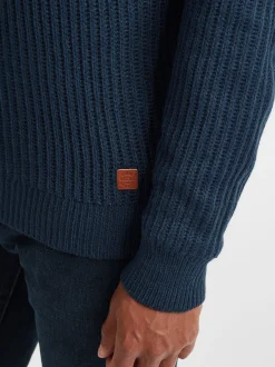BLEND Herren Strickjacke - BHOteros in blau