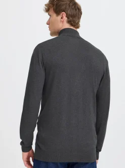 BLEND Herren Strickjacke - BHWebe in anthrazit