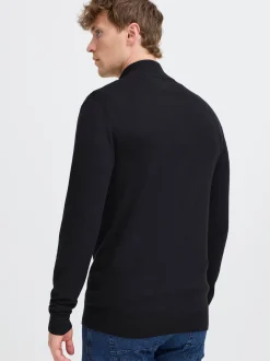 BLEND Herren Strickjacke - BHWebe in schwarz
