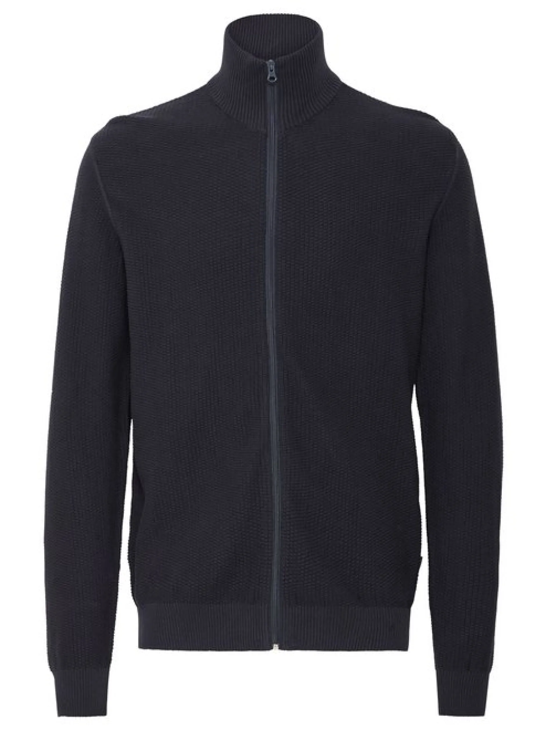 BLEND Herren Strickjacke in schwarz