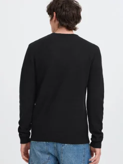 BLEND Herren Strickpullover - BHBranko in schwarz