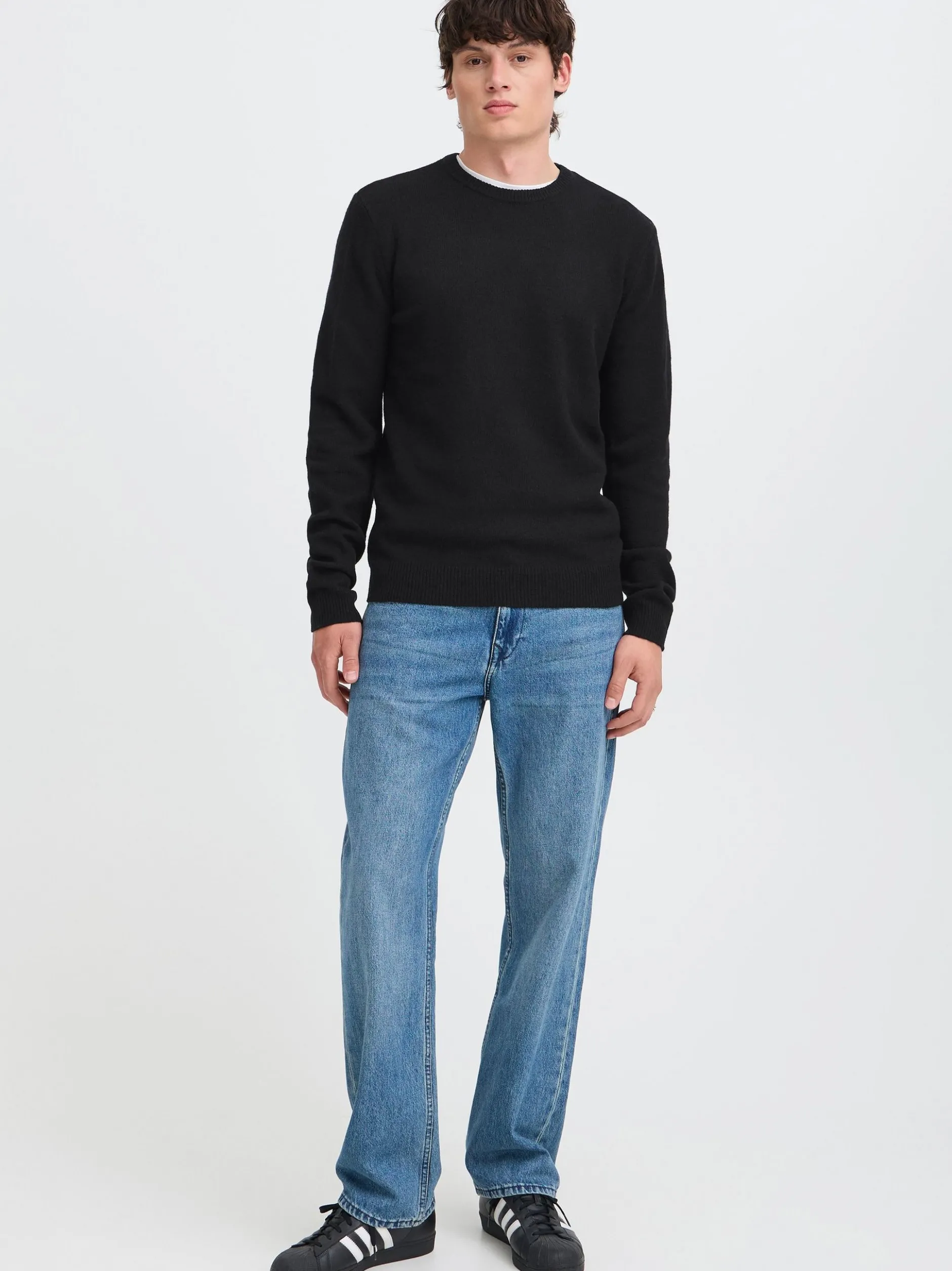 BLEND Herren Strickpullover - BHBranko in schwarz