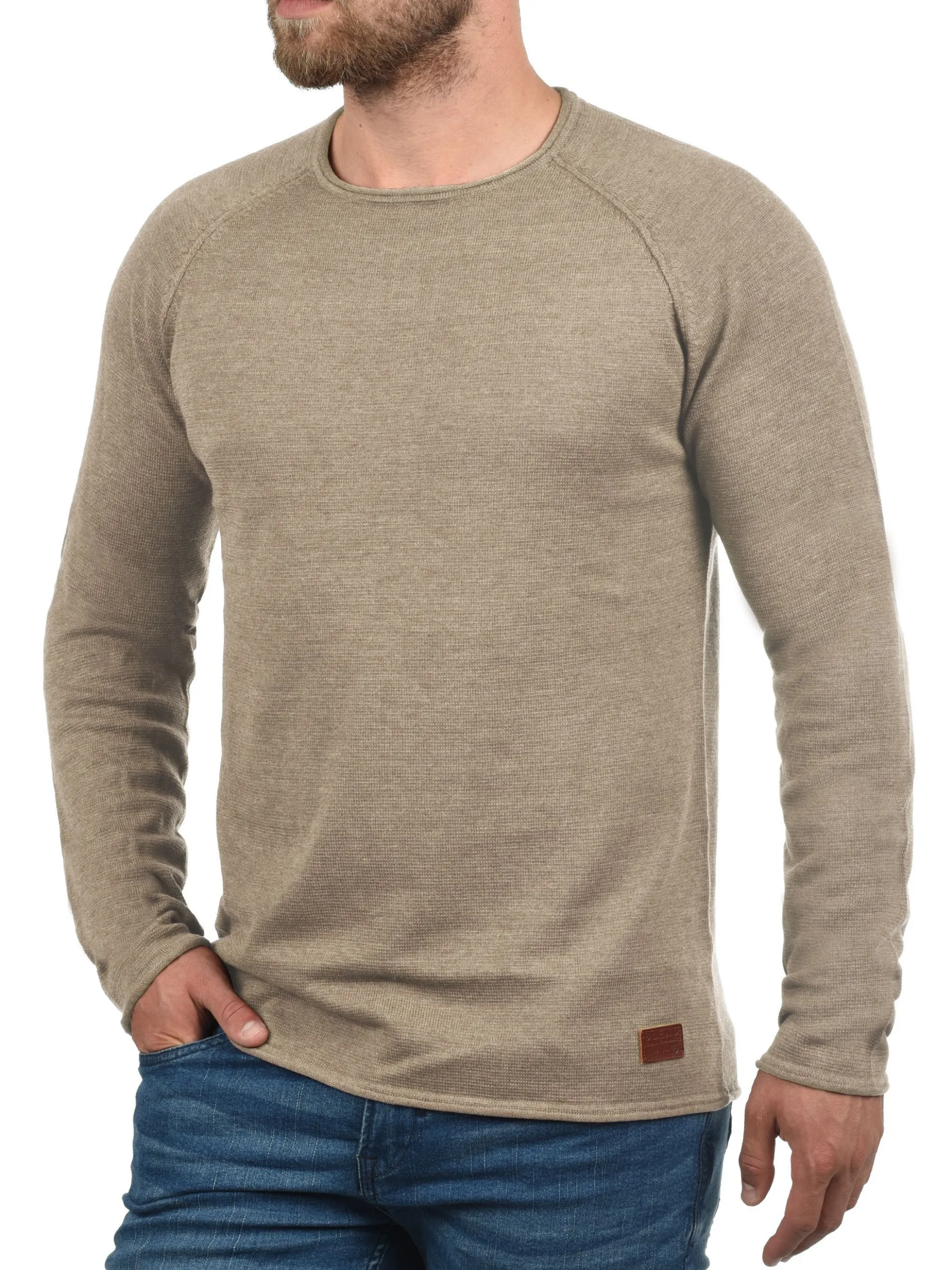 BLEND Herren Strickpullover - BHJohn in beige