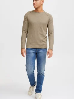 BLEND Herren Strickpullover - BHJohn in beige