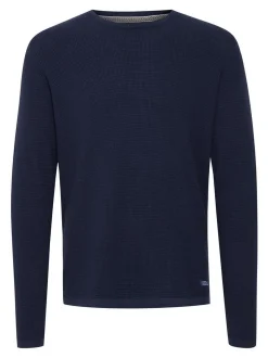 BLEND Herren Strickpullover - BHPullover in blau