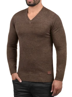 BLEND Herren Strickpullover - BHLasse in mocca