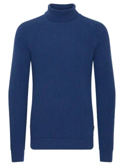 BLEND Herren Strickpullover in blau