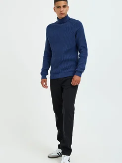 BLEND Herren Strickpullover in blau
