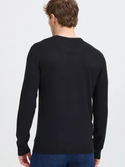 BLEND Herren Strickpullover - BHWeba in schwarz