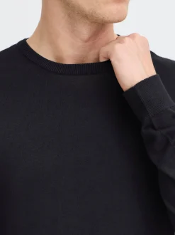 BLEND Herren Strickpullover - BHWeba in schwarz
