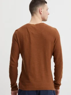 BLEND Herren Strickpullover - BHPullover in braun