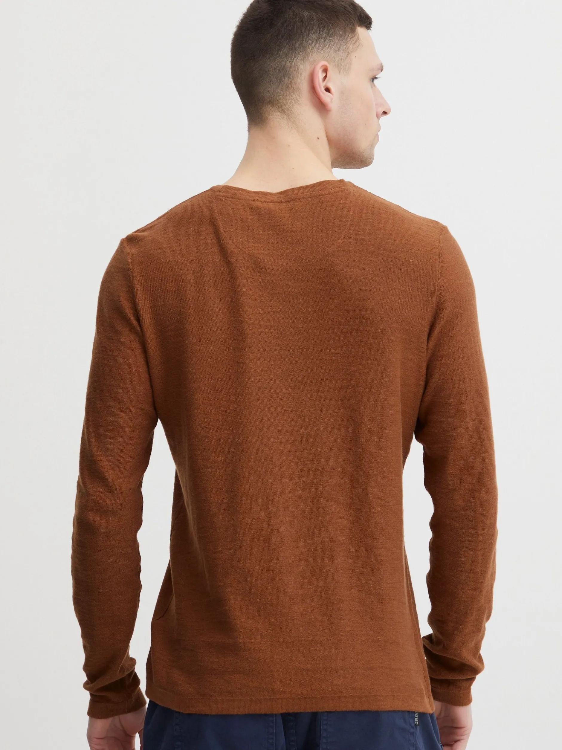 BLEND Herren Strickpullover - BHPullover in braun