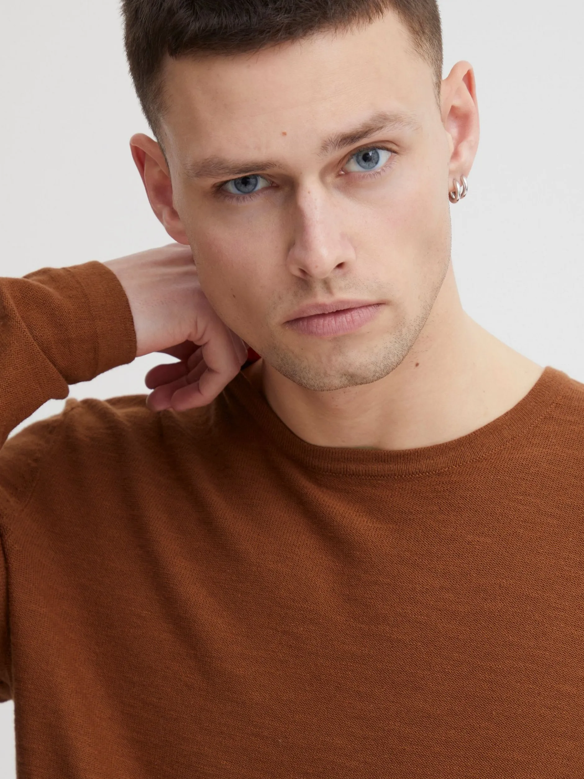 BLEND Herren Strickpullover - BHPullover in braun