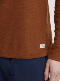 BLEND Herren Strickpullover - BHPullover in braun