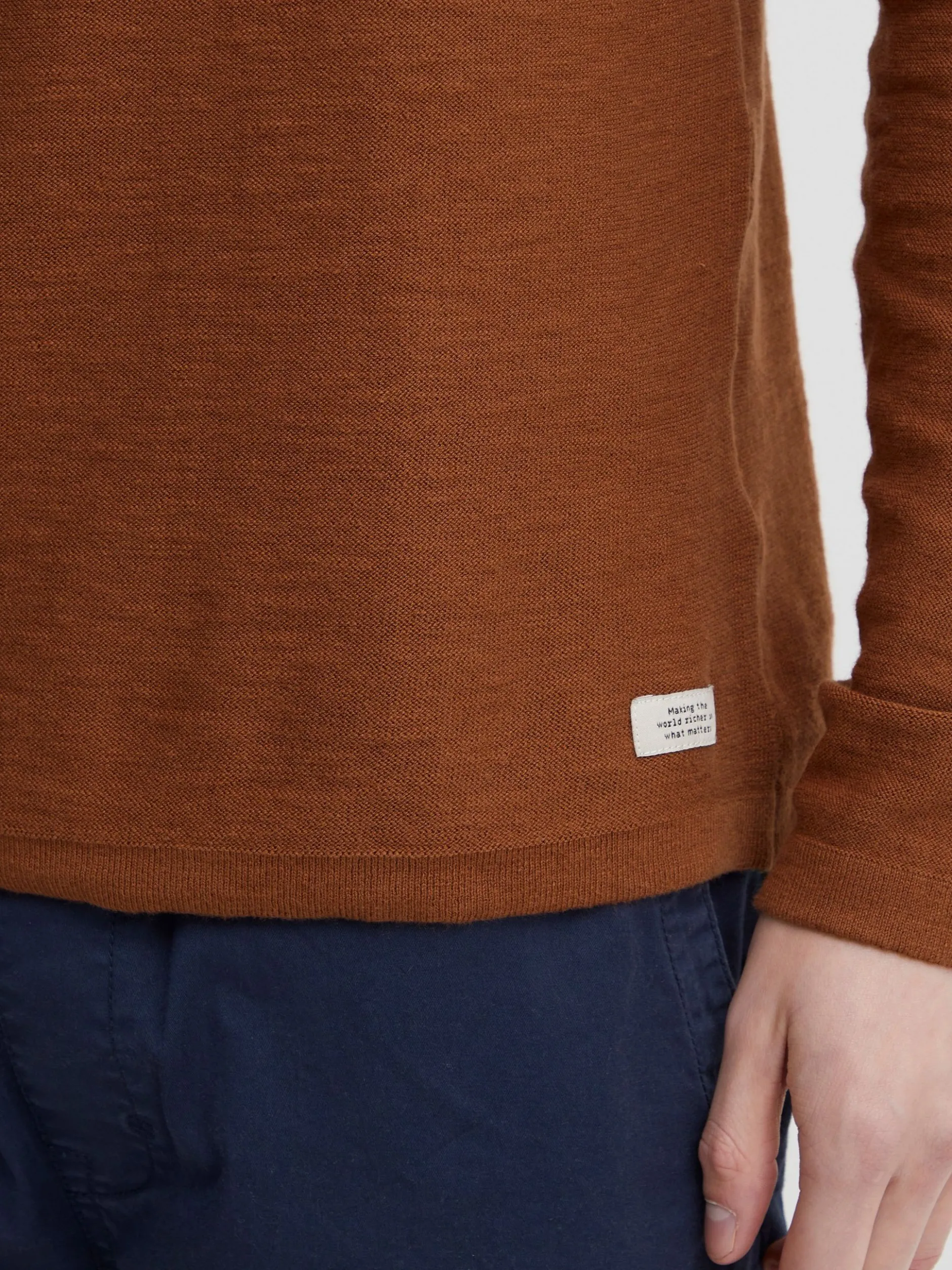 BLEND Herren Strickpullover - BHPullover in braun