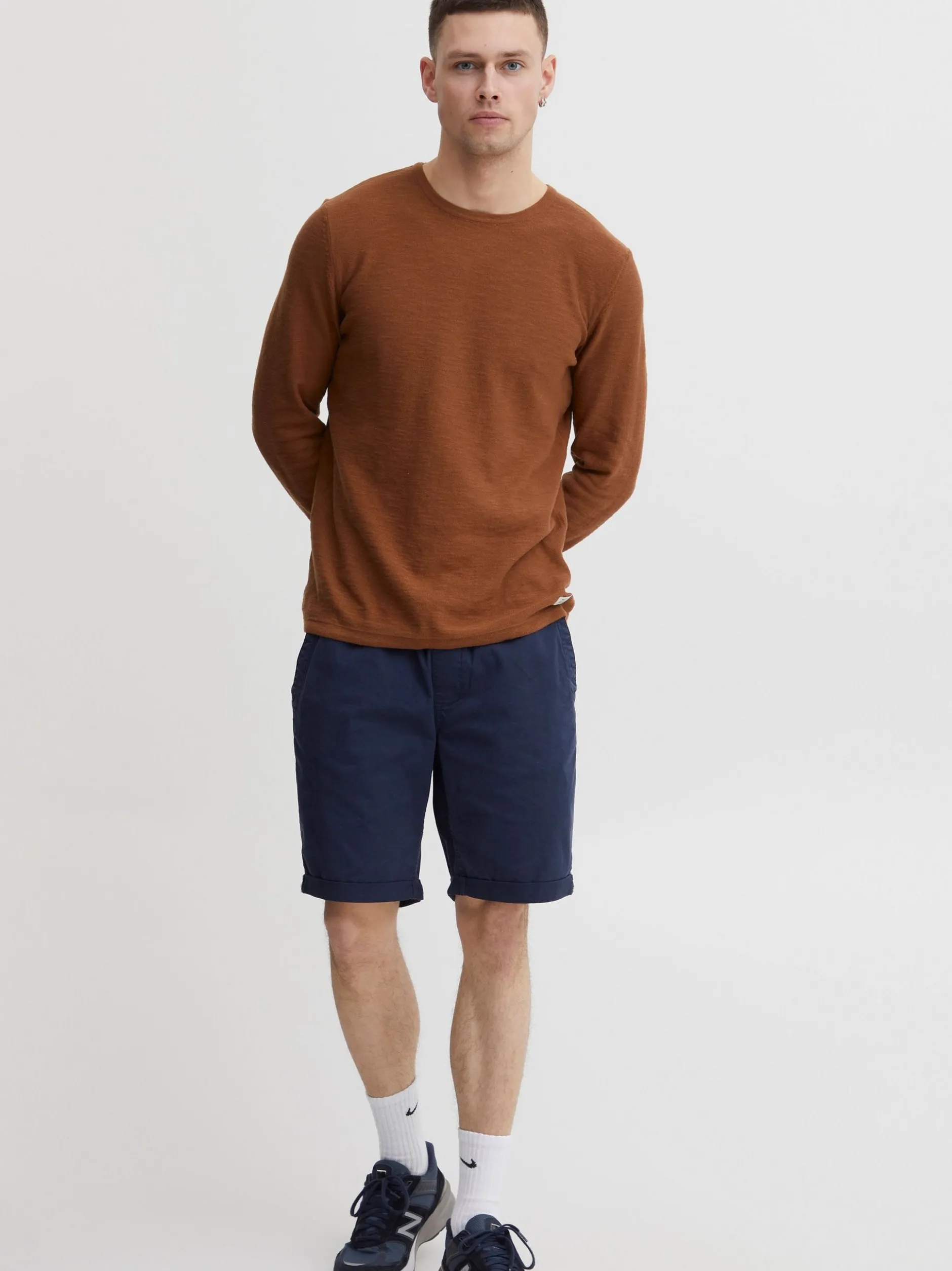 BLEND Herren Strickpullover - BHPullover in braun