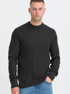 BLEND Herren Strickpullover - BHRibi in grau