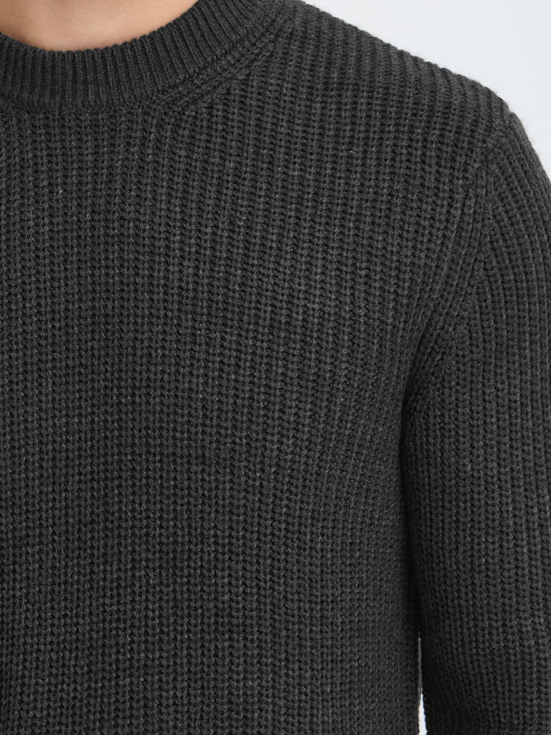 BLEND Herren Strickpullover - BHRibi in grau