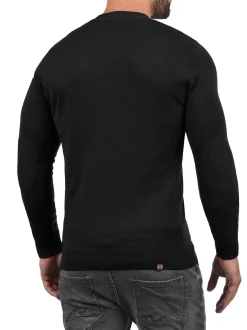 BLEND Herren Strickpullover - BHLasse in schwarz