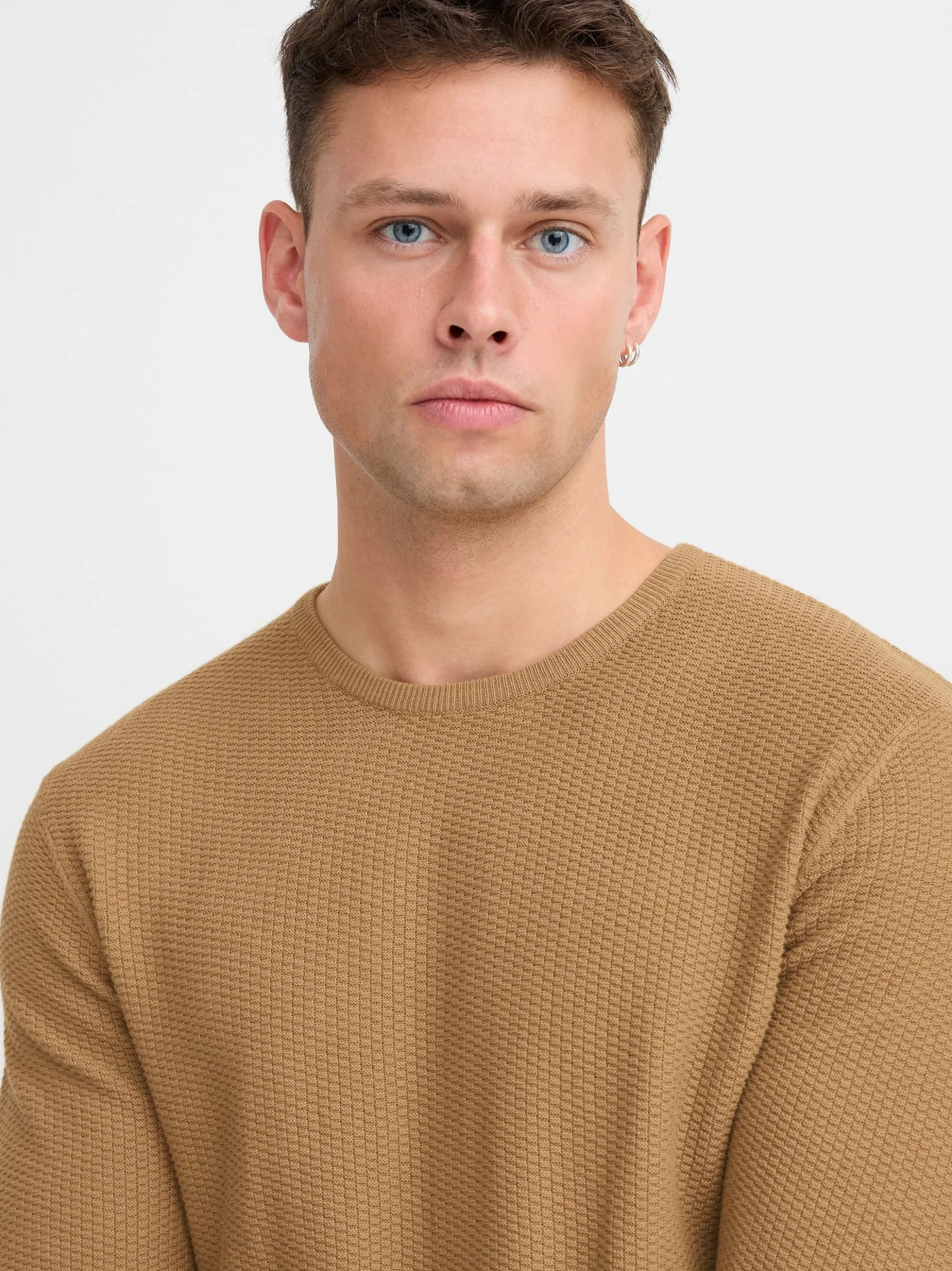 BLEND Herren Strickpullover - BHPullover in braun