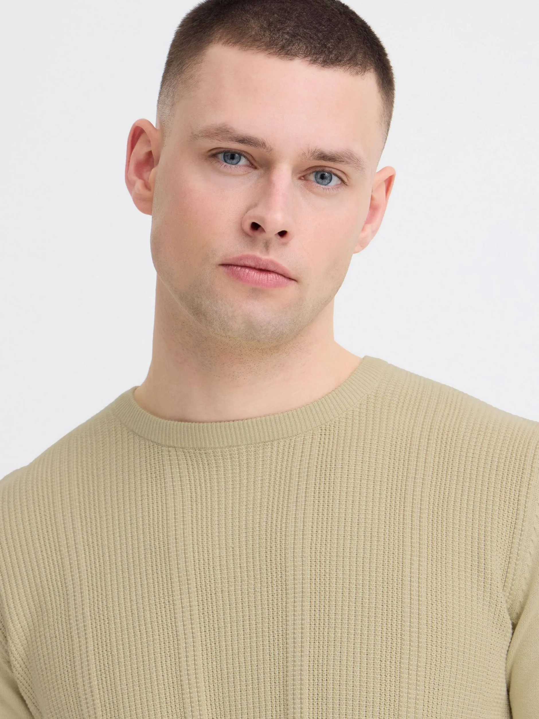 BLEND Herren Strickpullover - BHBaron in sand